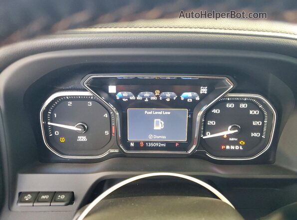 1GT49PEY9NF357745 2022 GMC SIERRA Белый Вид щитка приборов