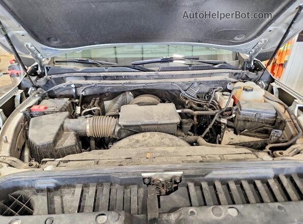 1GT49RE77NF354880 2022 GMC SIERRA White ძრავის განყოფილების ხედი