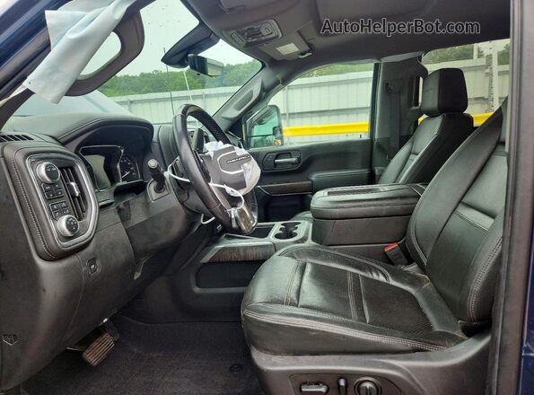 1GT49REY5LF294474 2020 GMC SIERRA Blue წინა სალონის ხედი
