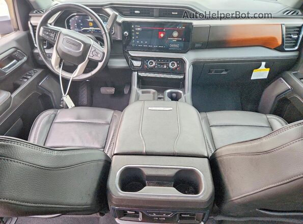 1GT49REY5RF344251 2024 GMC SIERRA Black Widok deski rozdzielczej