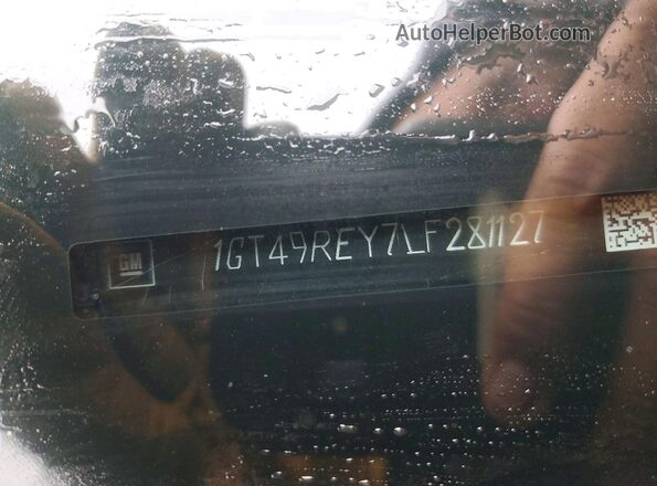 1GT49REY7LF281127 2020 GMC SIERRA Черный Вид подкапотного пространства