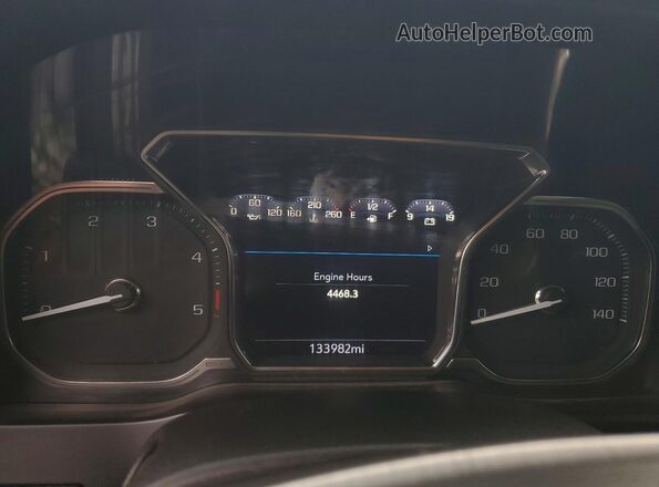 1GT49REY7LF281127 2020 GMC SIERRA Черный Вид щитка приборов