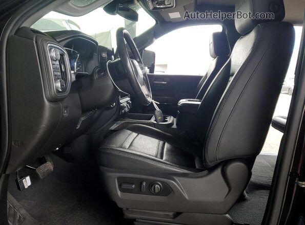 1GT49REY9NF196793 2022 GMC SIERRA Black Вид салону спереду