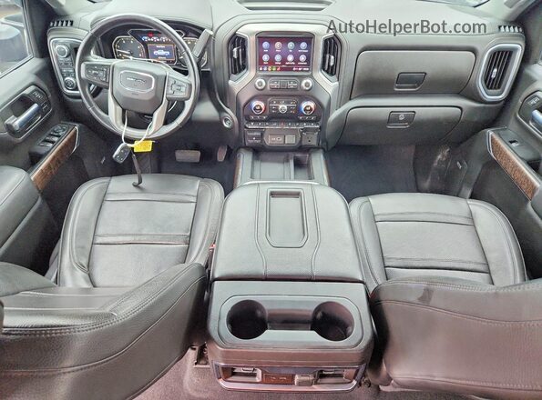 1GT49REYXPF106442 2023 GMC SIERRA Black Widok deski rozdzielczej