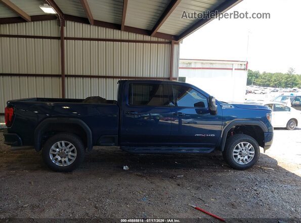 1GT49VEY2MF306056 2021 GMC SIERRA Blue Widok wnętrza z tyłu