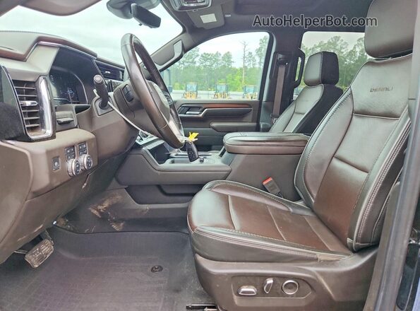 1GT49WEY1RF262886 2024 GMC SIERRA Black წინა სალონის ხედი