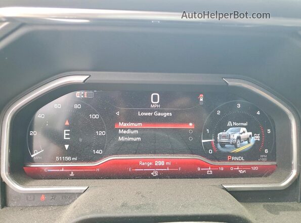 1GT49YEY0RF157073 2024 GMC SIERRA Белый Вид щитка приборов