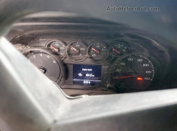 1GT4ULE78SF165842 2025 GMC SIERRA White Instrument cluster view