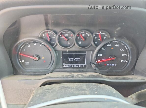 1GT4ULE78SF264547 2025 GMC SIERRA White Вид щитка приладів