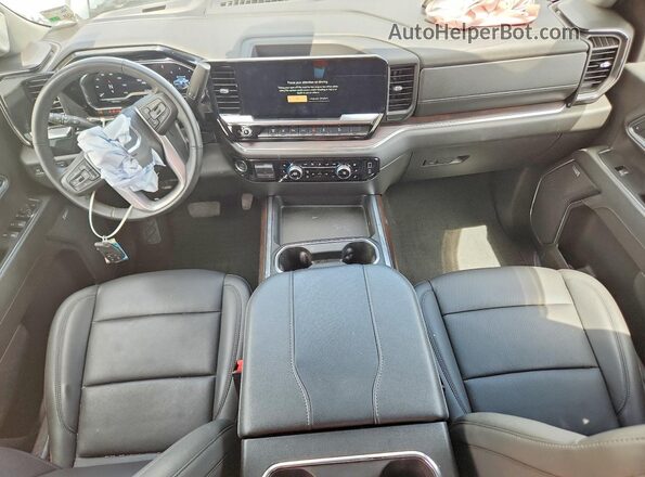 1GT4UNEY2SF185072 2025 GMC SIERRA White Dashboard view