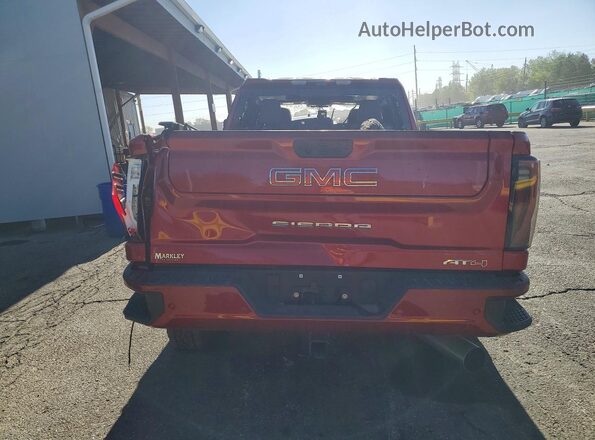 1GT4UPEY2SF235979 2025 GMC SIERRA Maroon Rear view
