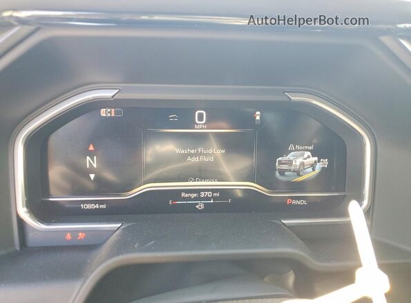 1GT4UPEY2SF371450 2025 GMC SIERRA Gray Instrument cluster view