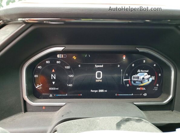 1GT4UPEY5TF211810 2026 GMC SIERRA Gray Widok zestawu wskaźników