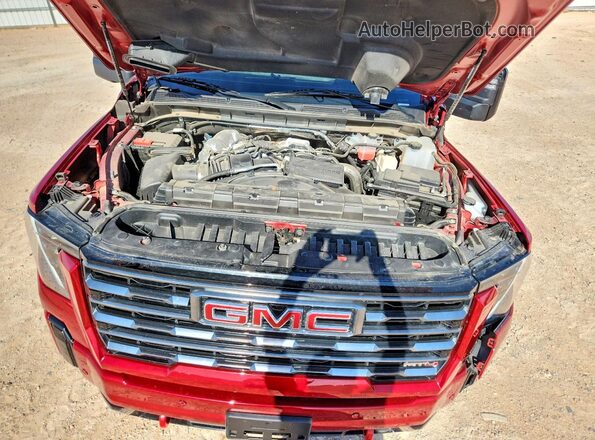 1GT4UPEY9SF350630 2025 GMC SIERRA Красный Вид задней части салона