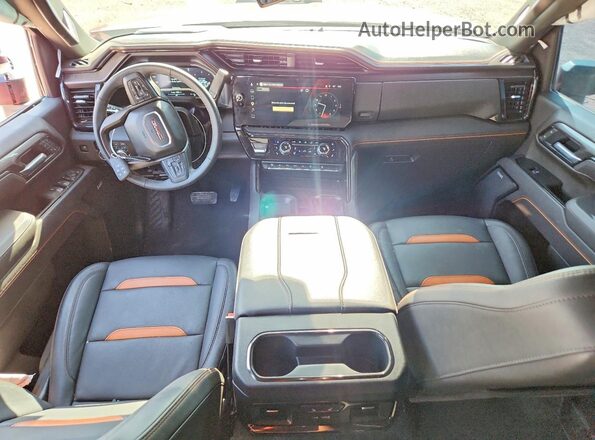 1GT4UPEY9SF350630 2025 GMC SIERRA Красный Вид панели приборов