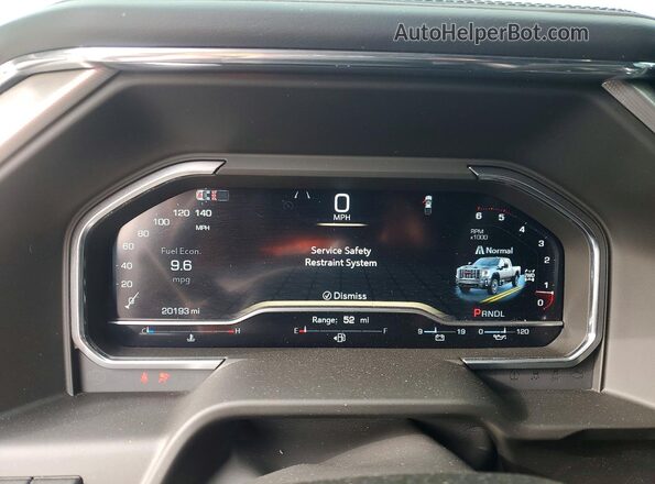 1GT4UREY7SF135548 2025 GMC SIERRA White Սարքավորումների վահանակի տեսք