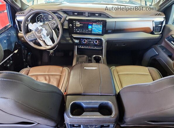 1GT4UREYXSF352463 2025 GMC SIERRA Blue Dashboard view