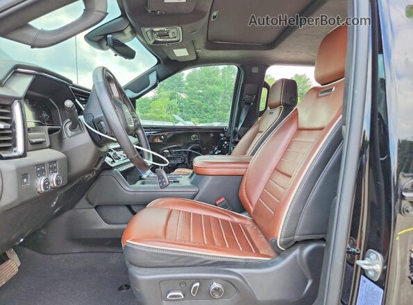 1GT4UXEY2SF207888 2025 GMC SIERRA Black Widok wnętrza z przodu