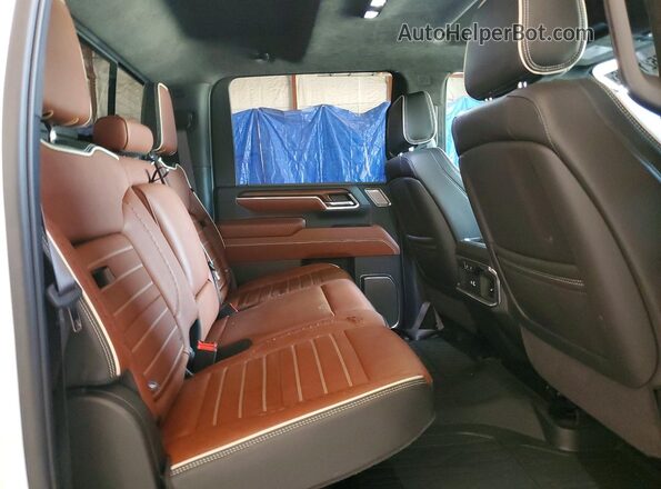 1GT4UXEYXSF203488 2025 GMC SIERRA White უკანა სავარძლების ხედი