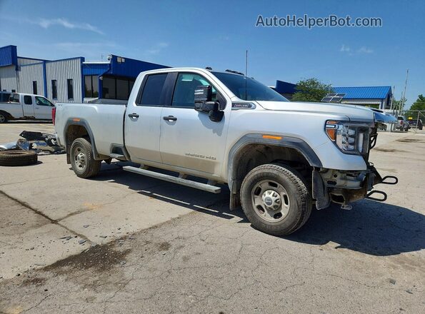1GT59LE70NF229592 2022 GMC SIERRA Silver Przód prawy