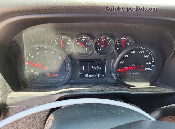 1GT59LE70NF229592 2022 GMC SIERRA Silver Widok zestawu wskaźników