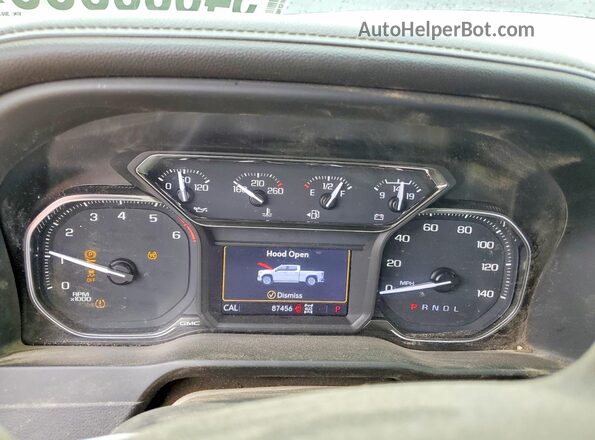 1GT59ME76MF300749 2021 GMC SIERRA Черный Вид щитка приборов