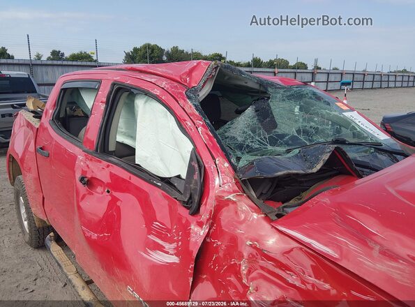 1GTG5BEA2G1383909 2016 GMC CANYON Красный Вид задней части салона