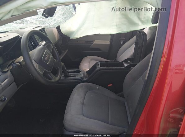 1GTG5BEA2G1383909 2016 GMC CANYON Красный Вид салона спереди