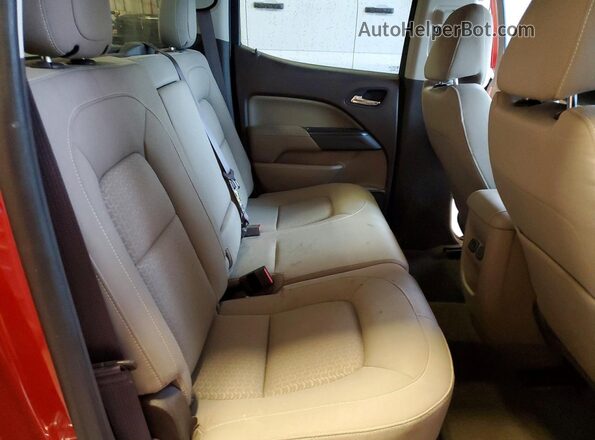 1GTG5CE32G1349606 2016 GMC CANYON Red Հետևի նստատեղերի տեսք