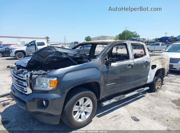 1GTG5CE33G1285690 2016 GMC CANYON Gray წინა ხედი