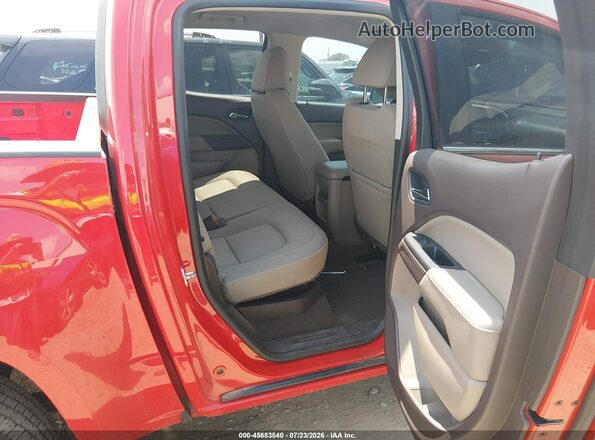 1GTG5CE33G1301127 2016 GMC CANYON Red VIN կոդի պիտակի տեսք