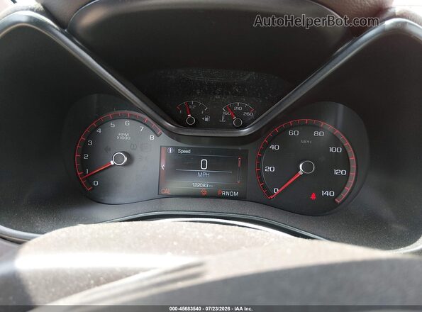 1GTG5CE33G1301127 2016 GMC CANYON Red Հետևի նստատեղերի տեսք