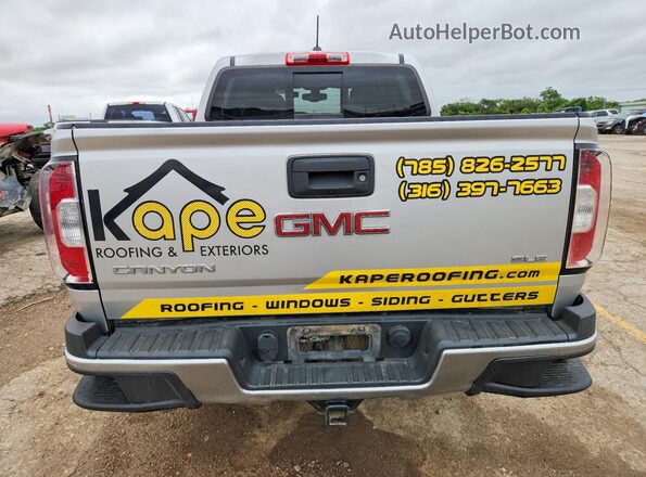 1GTG5CE37G1381614 2016 GMC CANYON Silver Rear view