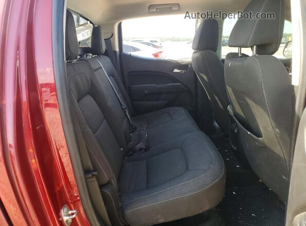 1GTG5CEA0H1160985 2017 GMC CANYON Red უკანა სავარძლების ხედი