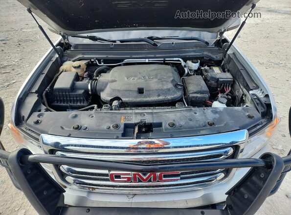 1GTG5CEN2K1129294 2019 GMC CANYON Silver Widok wnętrza z tyłu