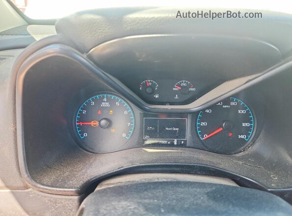 1GTG5CEN8M1281762 2021 GMC CANYON White Widok zestawu wskaźników