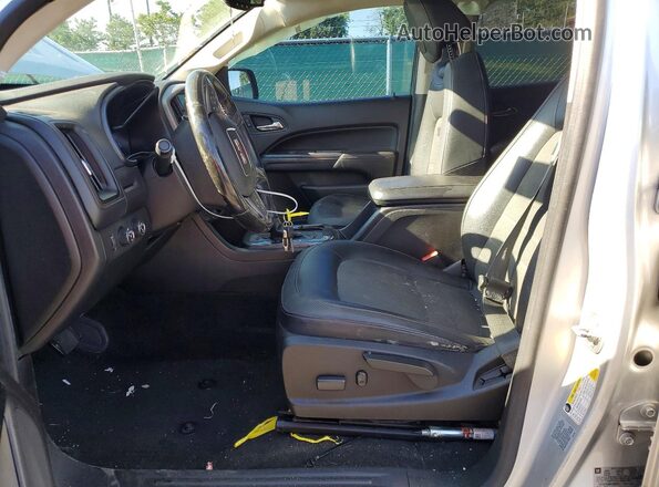 1GTG6CE30G1350721 2016 GMC CANYON Silver Vista interior delantera