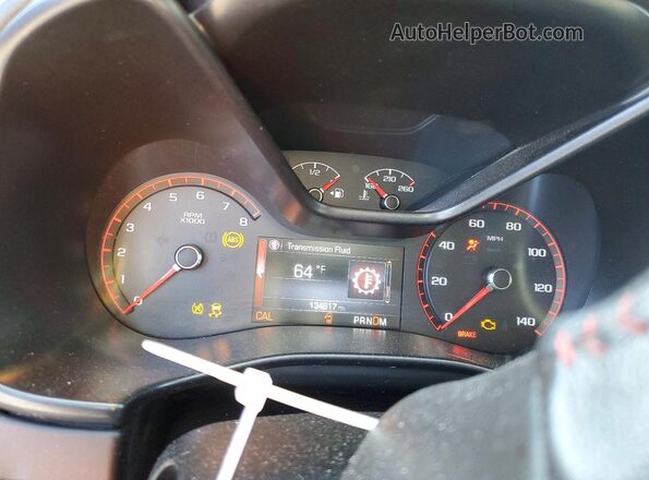 1GTG6CE30G1350721 2016 GMC CANYON Silver Vista del cuadro de instrumentos