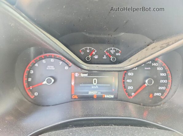 1GTG6CE38G1261897 2016 GMC CANYON Black Instrument cluster view