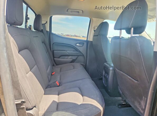 1GTG6CE38G1261897 2016 GMC CANYON Black Rear seats view