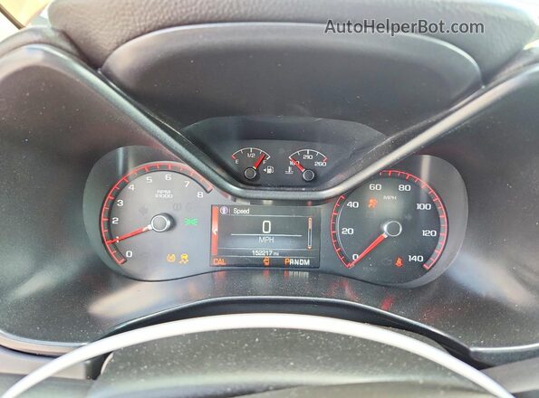 1GTG6CE39G1393129 2016 GMC CANYON Black Instrument cluster view