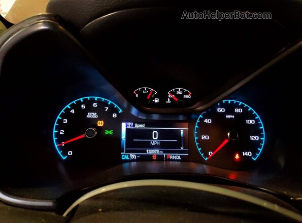 1GTG6CEN0J1161415 2018 GMC CANYON Red Instrument cluster view