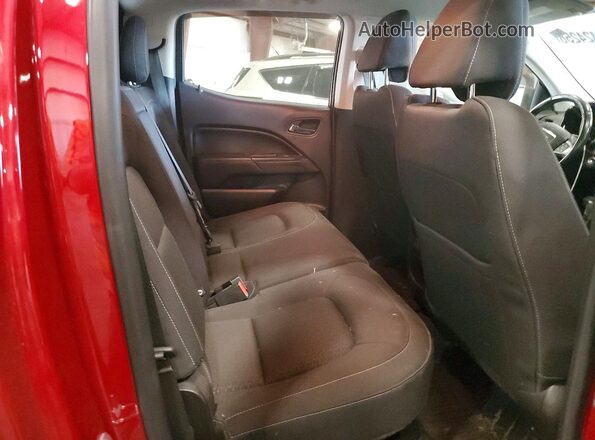 1GTG6CEN0J1161415 2018 GMC CANYON Red Rear seats view