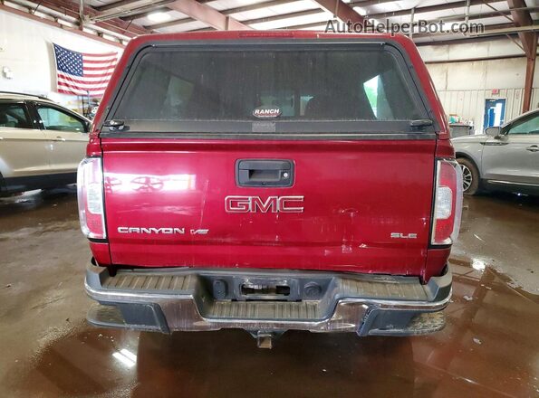 1GTG6CEN0J1161415 2018 GMC CANYON Red Rear view