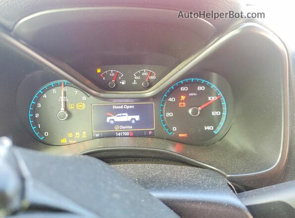 1GTG6CEN7L1135798 2020 GMC CANYON Red ხელსაწყოთა პანელის ხედი