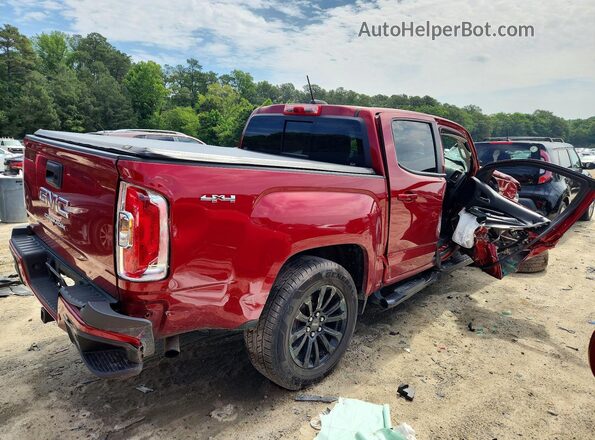 1GTG6CEN8M1126593 2021 GMC CANYON Red Trasero derecho