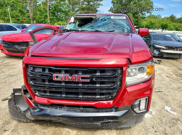 1GTG6CEN8M1126593 2021 GMC CANYON Red Vista frontal