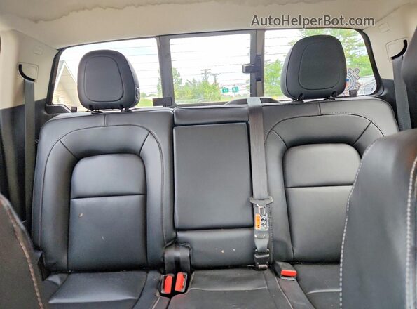 1GTG6DE30G1100515 2016 GMC CANYON Black უკანა სავარძლების ხედი