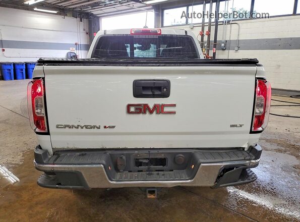 1GTG6DEN3J1300507 2018 GMC CANYON Белый Вид сзади
