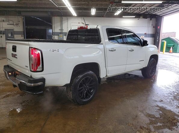 1GTG6DEN3J1300507 2018 GMC CANYON Белый Задняя правая четверть